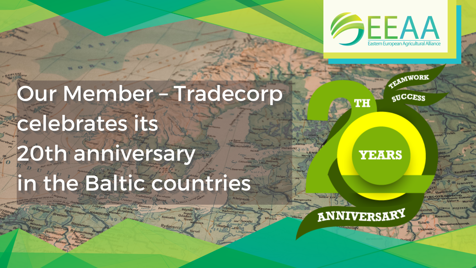 Tradecorp celebrates its 20th anniversary in the Baltic countries
